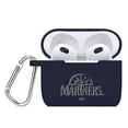 thumbnail image 1 of Seattle Mariners Debossed Silicone AirPods Gen Three Case Cover, 1 of 1