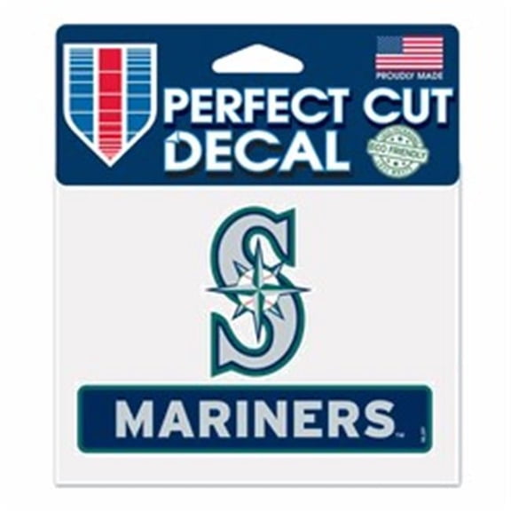 Seattle Mariners Decal 4.5x5.75 Perfect Cut Color