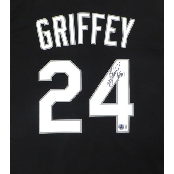 Seattle Mariners Ken Griffey Jr. Autographed Black Nike Jersey "MVP 97" Beckett BAS QR #1W448995