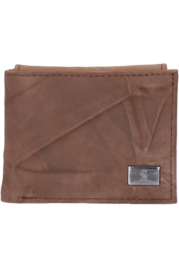 Seattle Mariners Leather Bifold Wallet