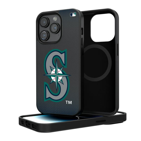 Seattle Mariners Linen Logo iPhone Magnetic Bump Case