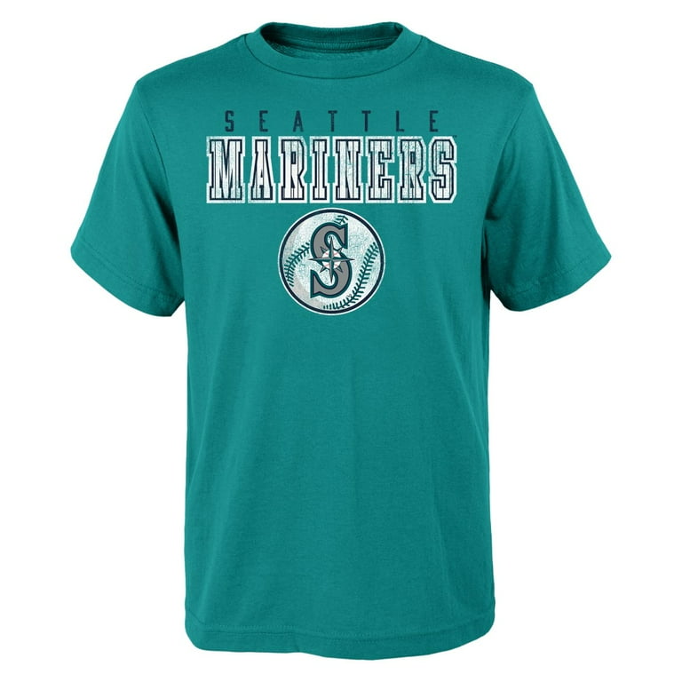Seattle Mariners MLB Boys Short Sleeve Cotton Tee Walmart