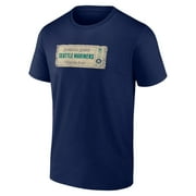 Seattle Mariners MLB Heating Up Men's Crew Neck Short Sleeves T-Shirt