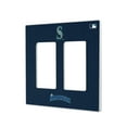 thumbnail image 1 of Seattle Mariners Solid Double Rocker Light Switch Plate, 1 of 4