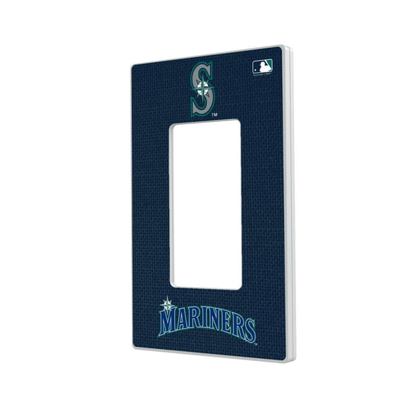 Seattle Mariners Solid Single Rocker Light Switch Plate