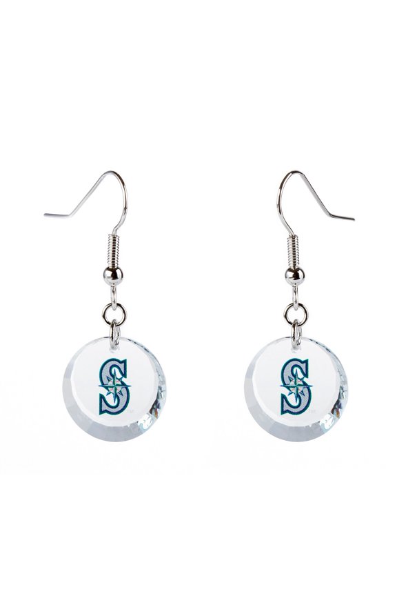 Seattle Mariners Swarovski Pick Off Earrings