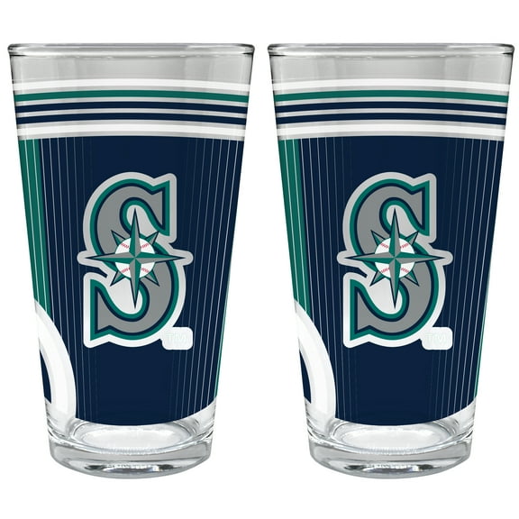 Seattle Mariners Two-Piece 16oz. Pint Glass Set