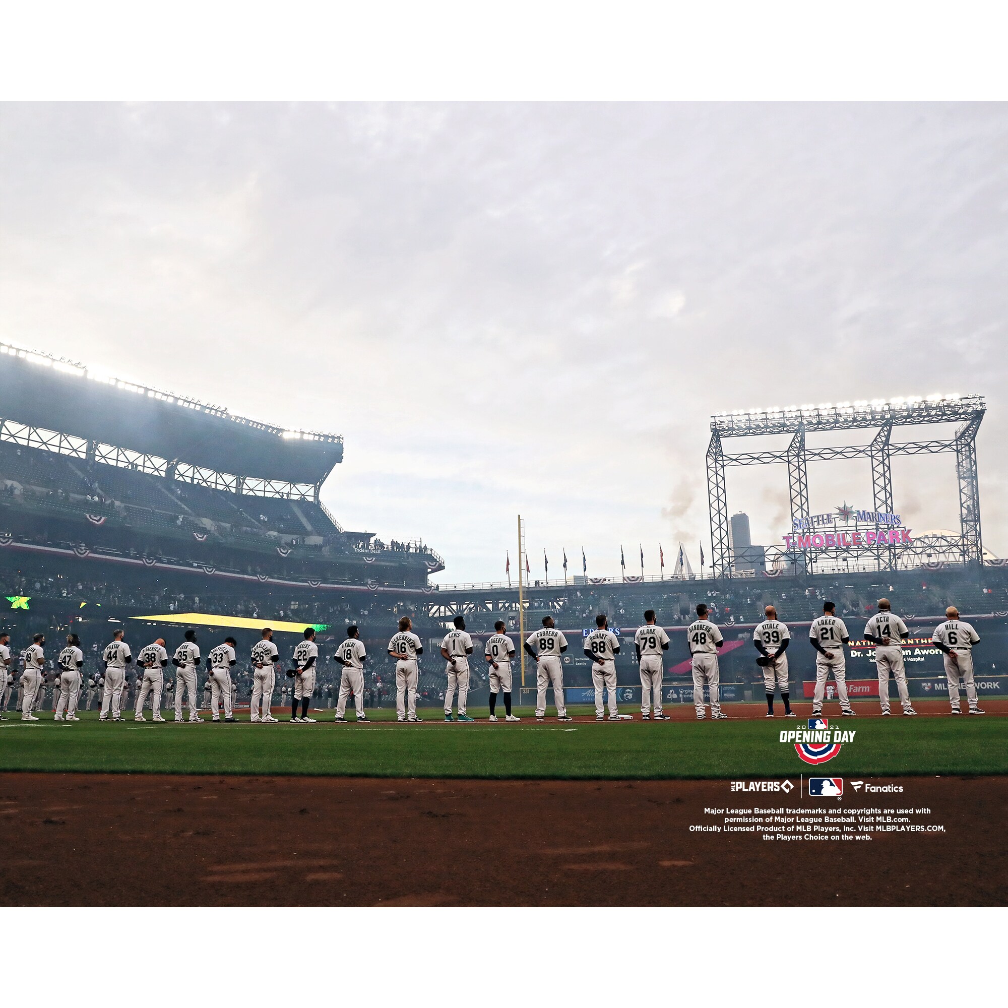 TMobile Park Seattle Mariners Unsigned 2021 Opening Day National