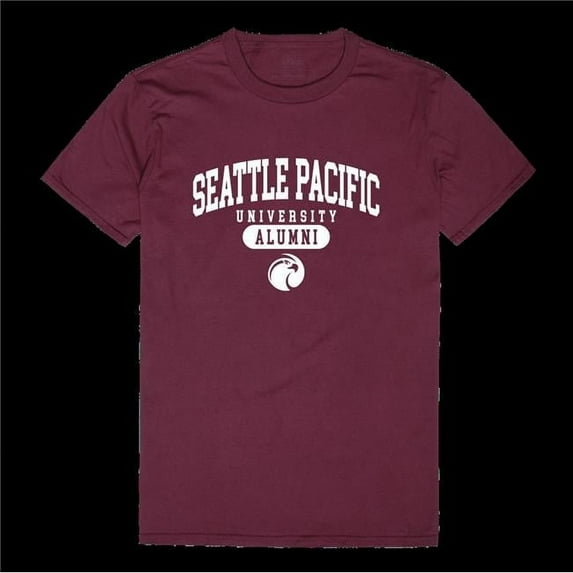 Seattle Pacific University Falcons Alumni T-Shirt, Maroon - 2XL