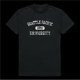 thumbnail image 1 of Seattle Pacific University Falcons Distressed Arch College T-Shirt, Black - Medium, 1 of 1