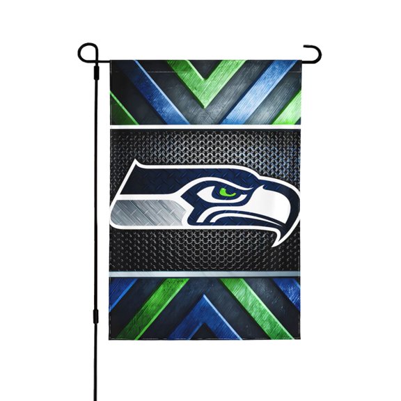 Seattle Personalized Double Garden Sided Flag Football Fans National Flag Yard Wall Mounted Painting Decorative Multicode Banner Indoor/Outdoor Home