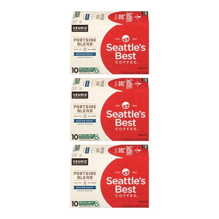 Seattle's Best, Single Serve K-Cup Coffee, 3.5oz Box (Pack of 3) (Choose Flavors Below) (Signature Blend #3)