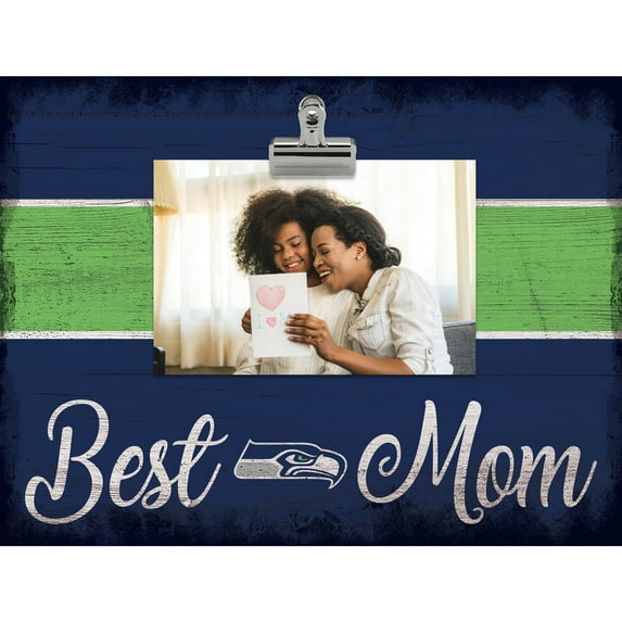 Seattle Seahawks 10.5'' x 8'' Best Mom Clip Frame