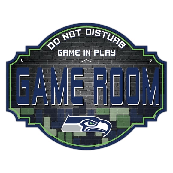 Seattle Seahawks 12'' Game Room Tavern Sign