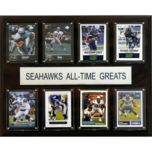 Seattle Seahawks 12'' x 15'' All-Time Greats Plaque