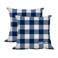 thumbnail image 1 of Seattle Seahawks 2-Pack Buffalo Check Plaid Outdoor Pillow Set, 1 of 1