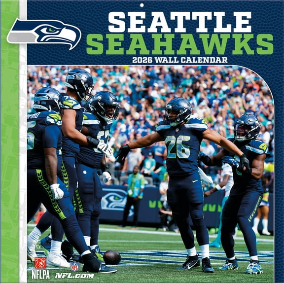 Seattle Seahawks 2026 12x12 Team Wall Calendar, (Paperback)