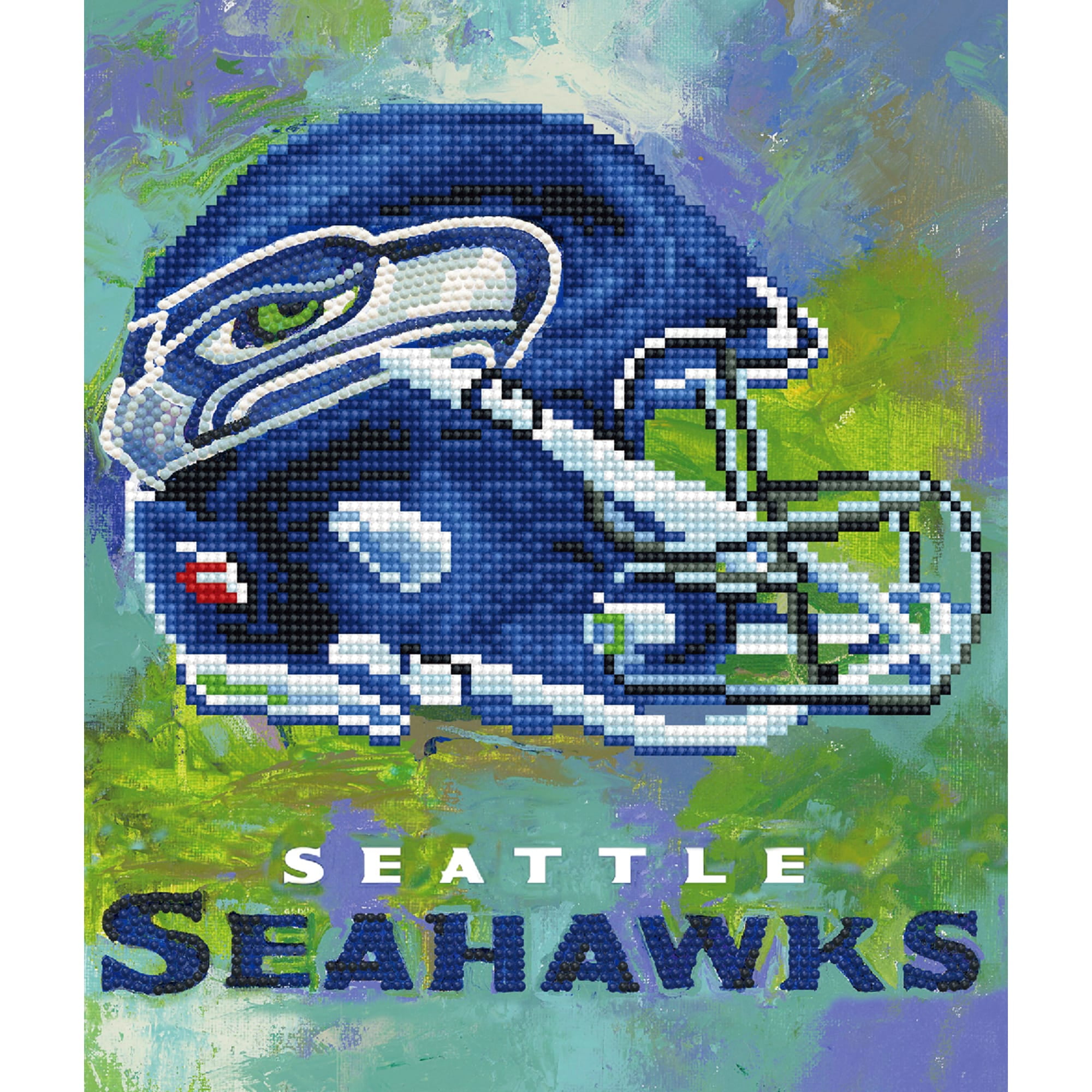 Seattle Seahawks Logo Kit - DIY Art in a Box Football Fan Wood Sign
