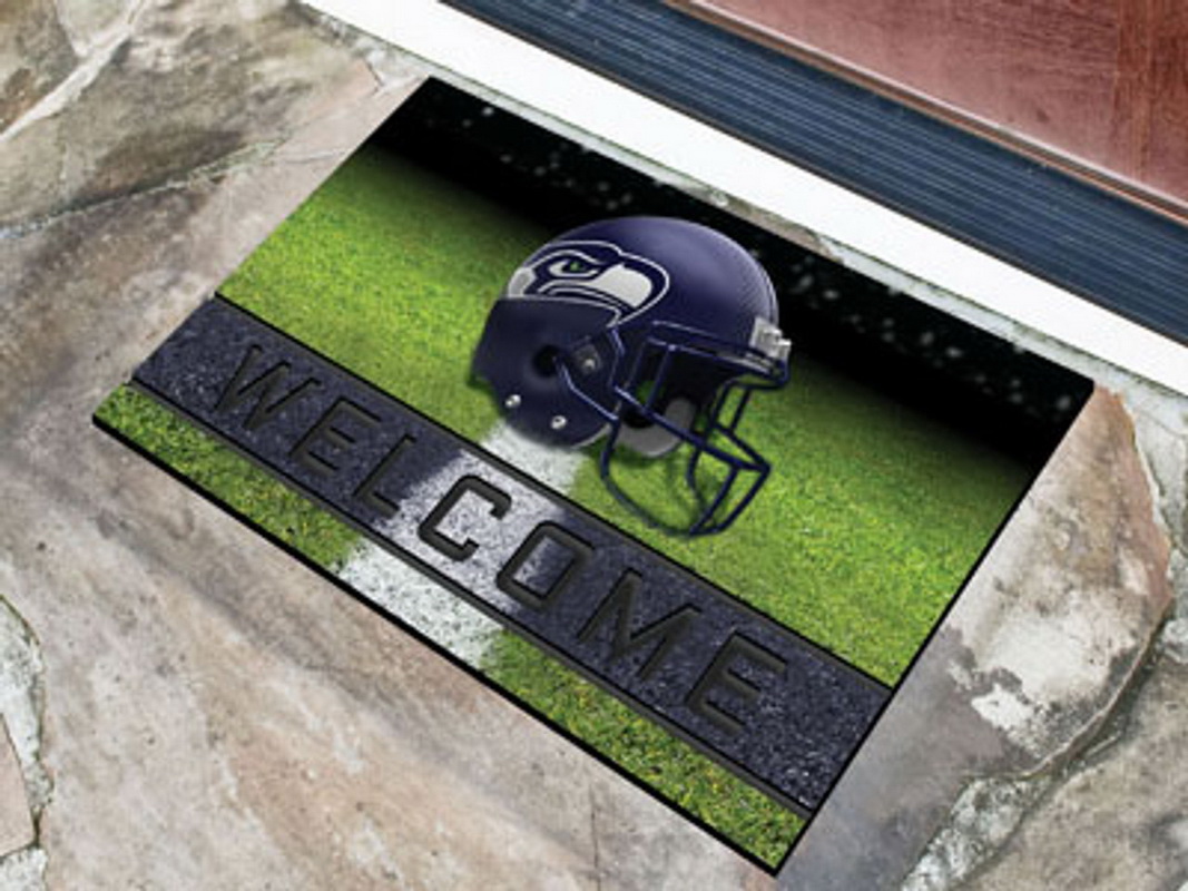 Seattle Seahawks Door Mat 18x30 Crumb Rubber Special Order
