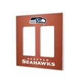 thumbnail image 1 of Seattle Seahawks Football Design Double Rocker Light Switch Plate, 1 of 4