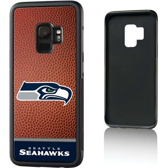Seattle Seahawks Galaxy Bump Case with Football Design