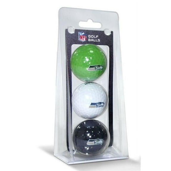 Seattle Seahawks Golf Balls, Pack of 3