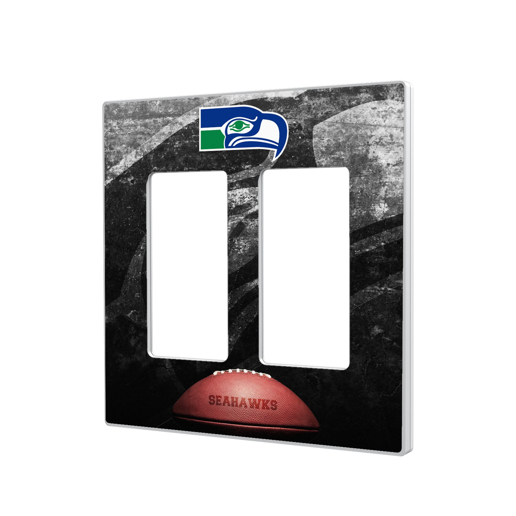 Seattle Seahawks Legendary Design Double Rocker Lightswitch Plate ...
