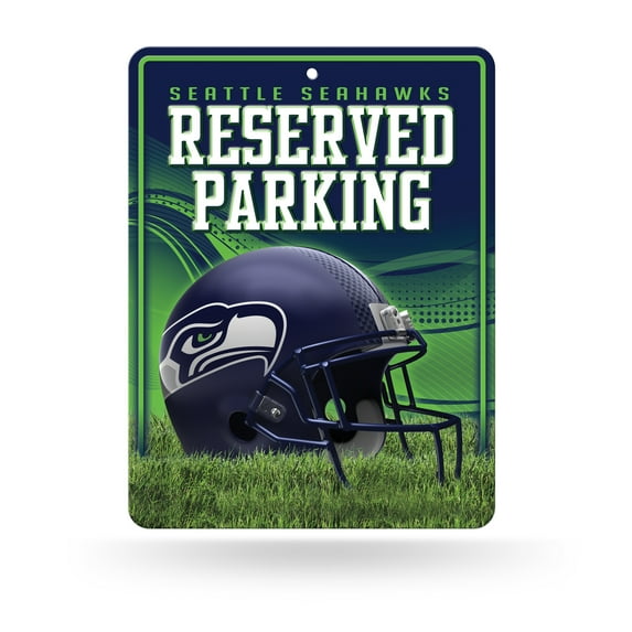 Seattle Seahawks Metal Parking Sign