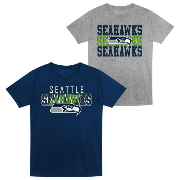 Seattle Seahawks NFL Toddler 2 Pack Poly Tees