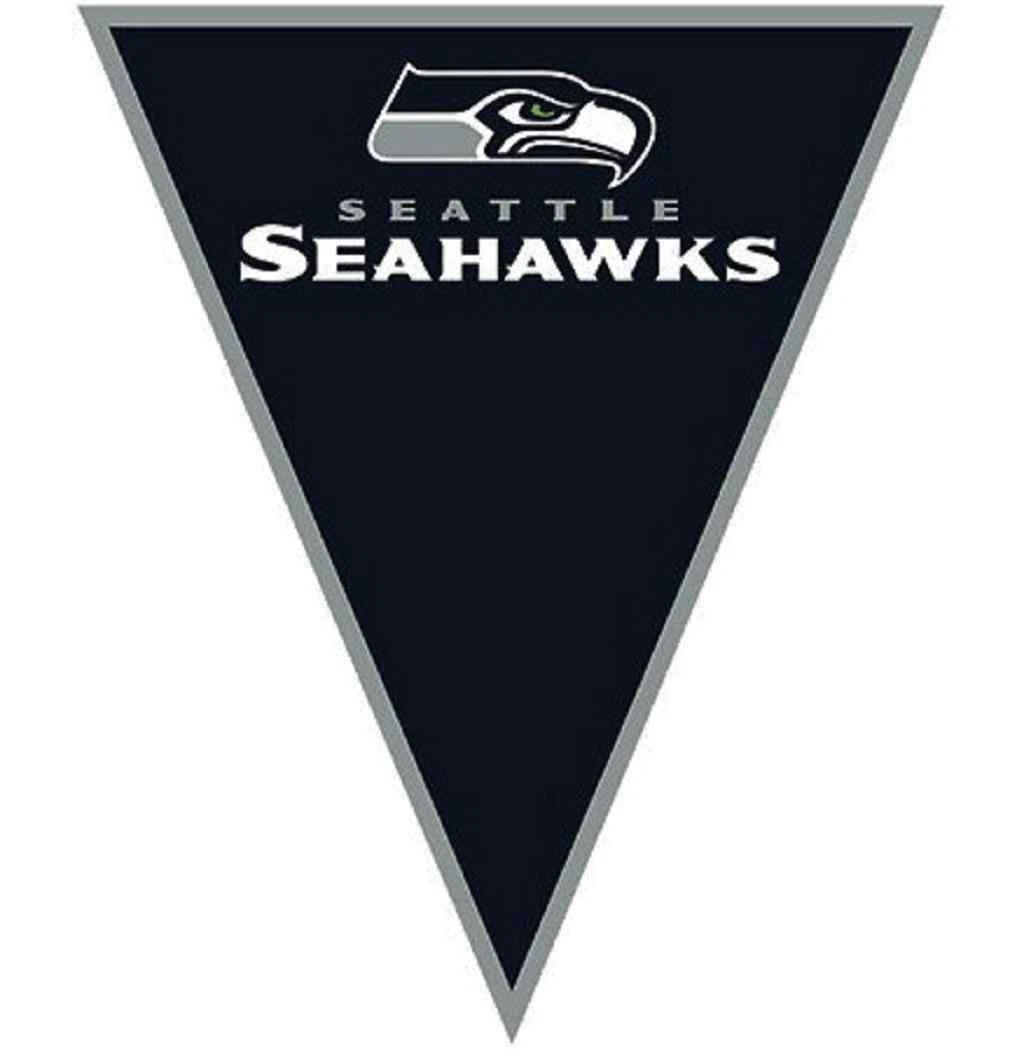 Seattle Seahawks Nfl Pro Football Sports Party Decoration Pennant Flag Banner
