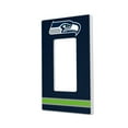 thumbnail image 1 of Seattle Seahawks Stripe Single Rocker Light Switch Plate, 1 of 4