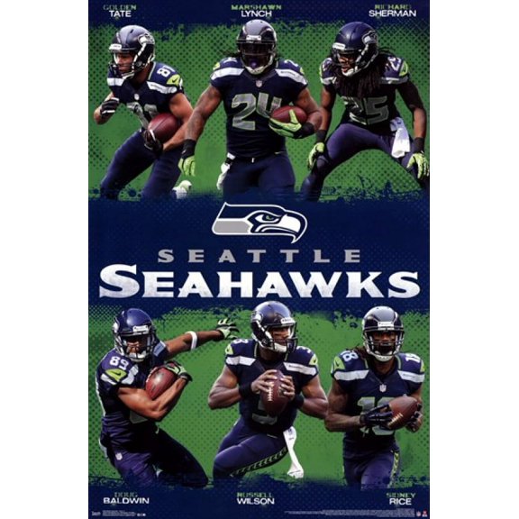Seattle Seahawks - Team 13 Poster Print (24 x 36)