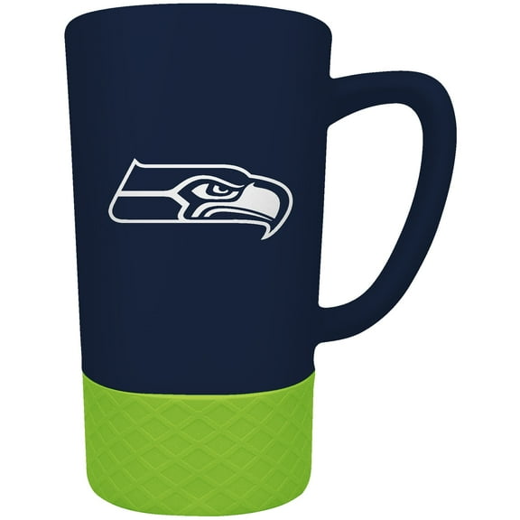Seattle Seahawks Team Logo 16oz. Laser Etched Jump Mug