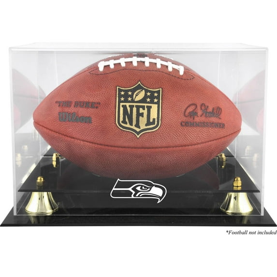 Seattle Seahawks Team Logo Football Display Case