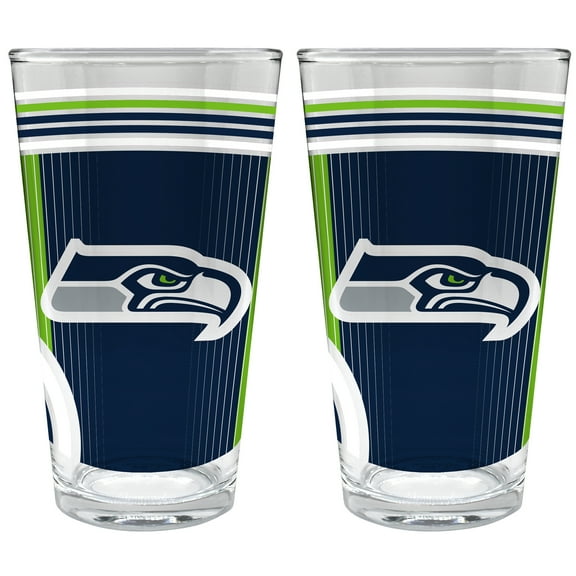 Seattle Seahawks Two-Piece 16oz. Pint Glass Set