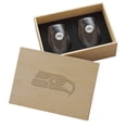 thumbnail image 1 of Seattle Seahawks Two-Piece Stemless Wine Glass Set with Collector's Box, 1 of 1