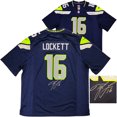 thumbnail image 1 of Seattle Seahawks Tyler Lockett Autographed Blue Nike On Field Jersey Size XXL MCS Holo 222047, 1 of 2