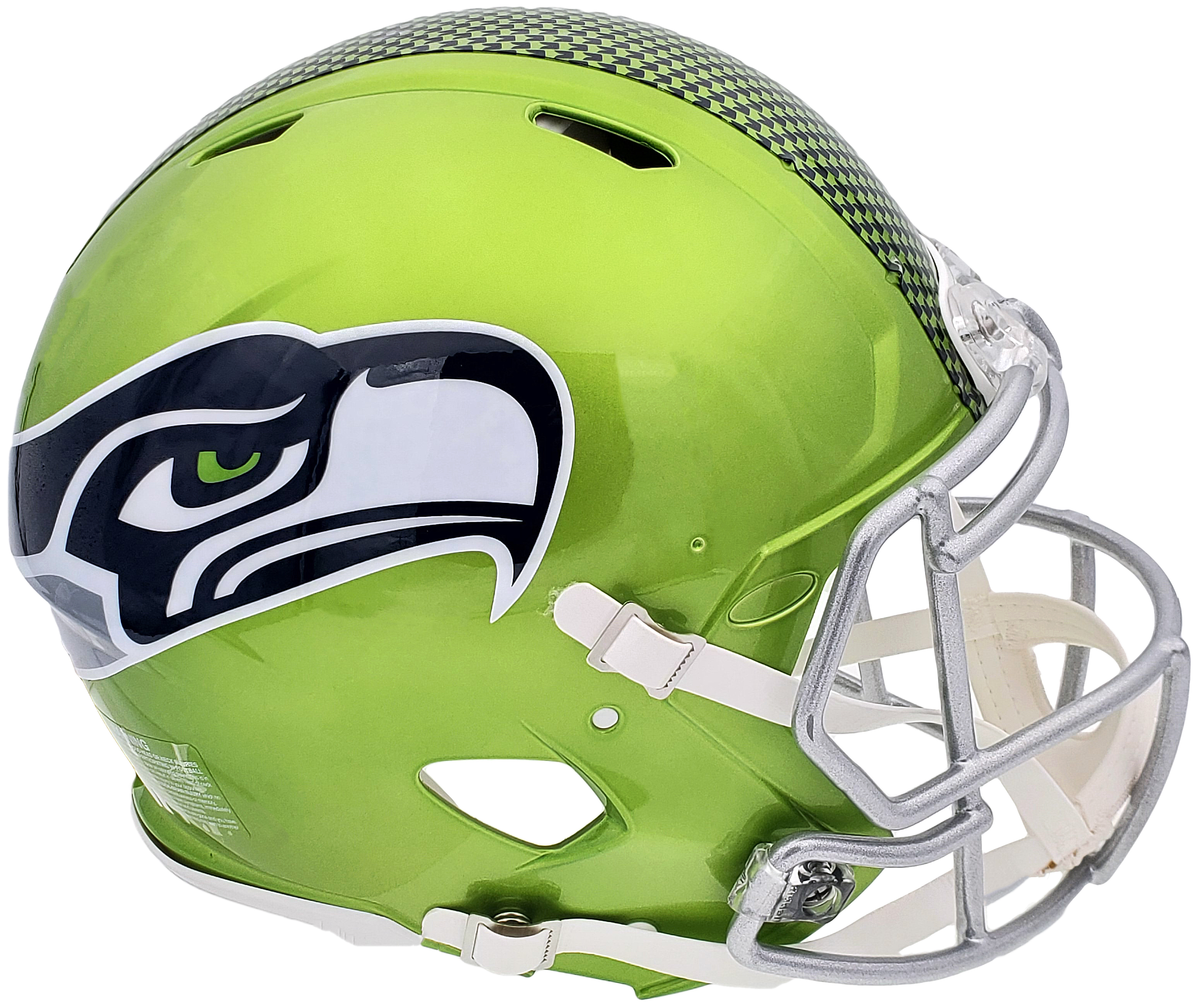 Seattle Seahawks Unsigned Green Flash Alternate Full Size Auth Speed Helmet 197054