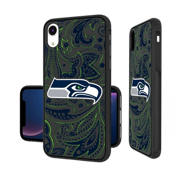 Seattle Seahawks iPhone Paisley Design Bump Case