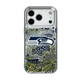 thumbnail image 1 of Seattle Seahawks iPhone Paisley Design Glitter Case, 1 of 6