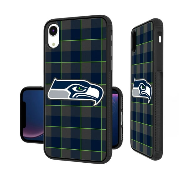Seattle Seahawks iPhone Plaid Design Bump Case
