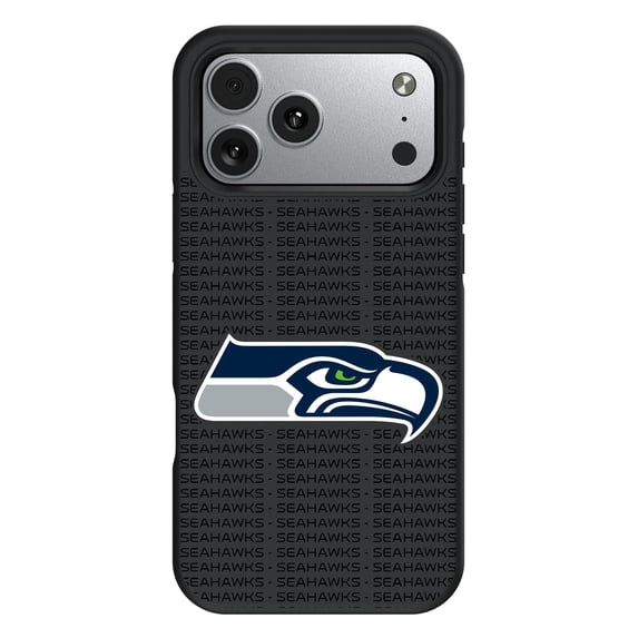 Seattle Seahawks iPhone Text Backdrop Design Bump Case