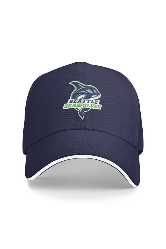Seattle Seawolves Hat Unisex Casual Baseball Cap With Adjustable Strap And Breathable Design