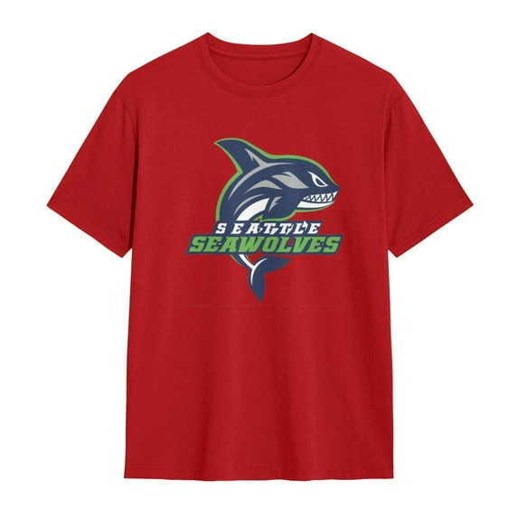 Seattle Seawolves T-Shirt Casual Tee Shirts For Men