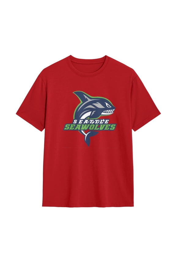 Seattle Seawolves T-Shirt Casual Tee Shirts For Men