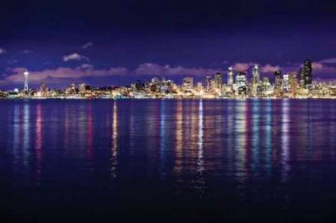 Seattle Skyline I Canvas Art - Bob Stefko (12 x 18)