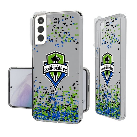 Seattle Sounders FC Galaxy Confetti Clear Case