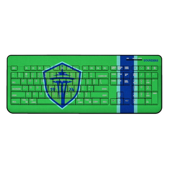 Seattle Sounders FC Team Stripe Wireless Keyboard