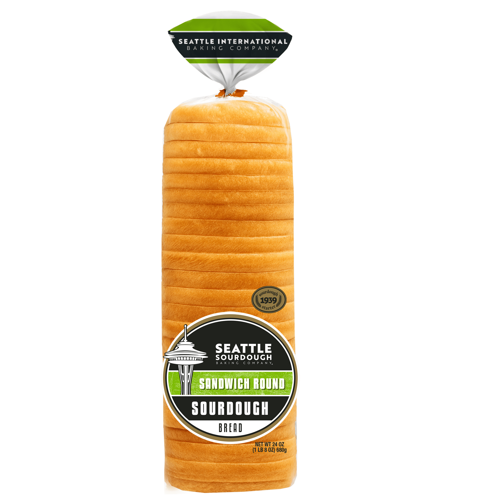 Seattle Sourdough Sandwich Round Bread Loaf, 24 oz
