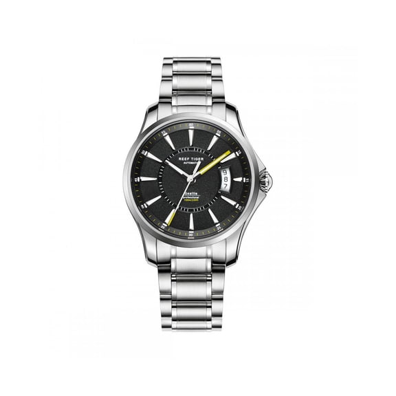 Seattle Space Needle Stainless Steel Yellow Hands Super Luminous Formal Men's Watch RGA166-YBYG